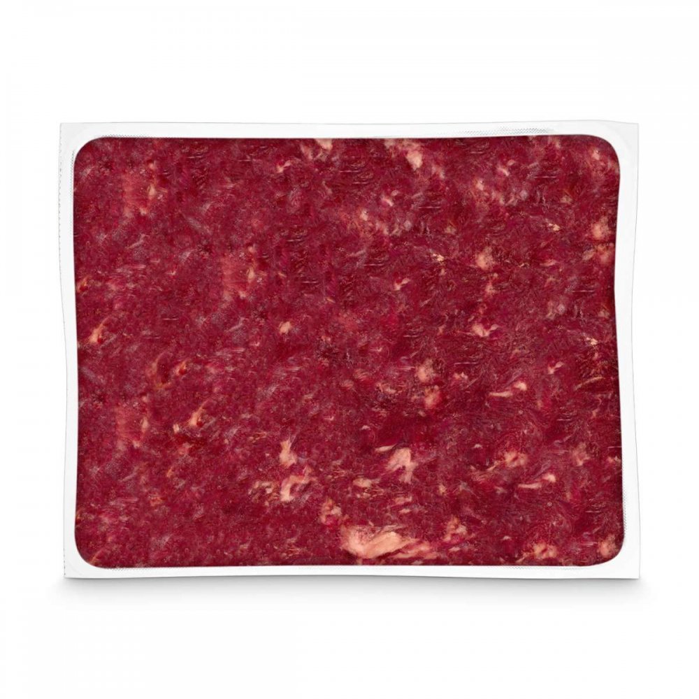 BARF Rindermuskel gewolft
