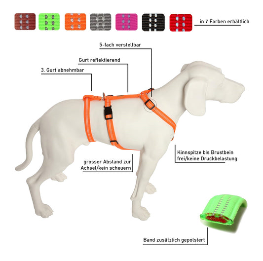 NoExit -Super Soft -ausbruchsicheres Hundegeschirr Feltmann - Panikgeschirr